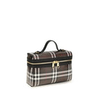 Brown Cotton Shoulder Bag