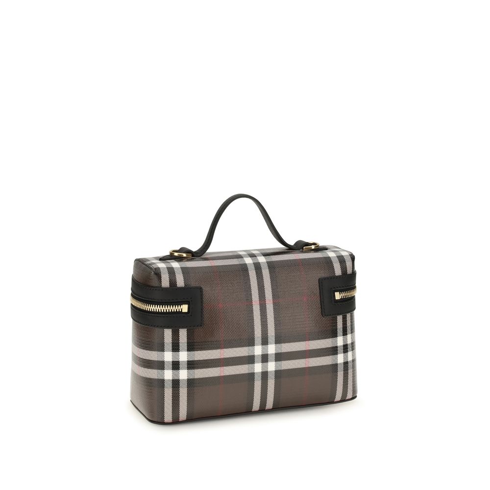 Brown Cotton Shoulder Bag