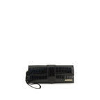 Black Calf Leather Bos Taurus Clutch Bag