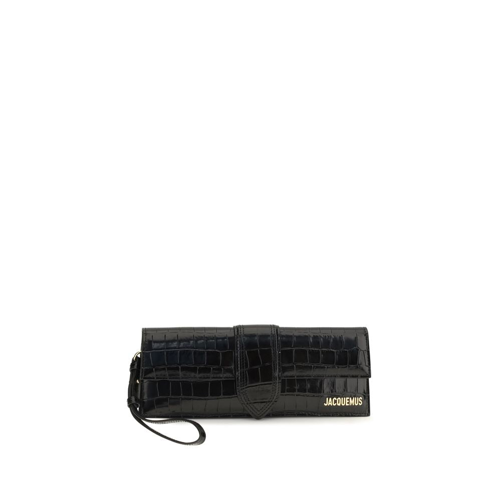 Black Calf Leather Bos Taurus Clutch Bag