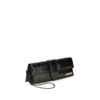 Black Calf Leather Bos Taurus Clutch Bag