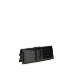 Black Calf Leather Bos Taurus Clutch Bag