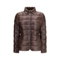 Brown Goose Down Full-Length Jacket