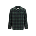 Bicolor Wool Oves Aries Pattern Shirt