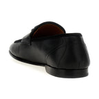Black Calfskin Slip-On Loafers