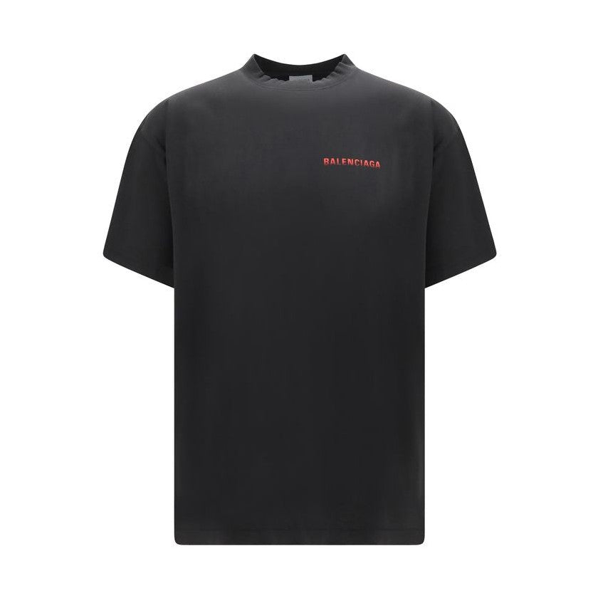 Black Cotton T-Shirt
