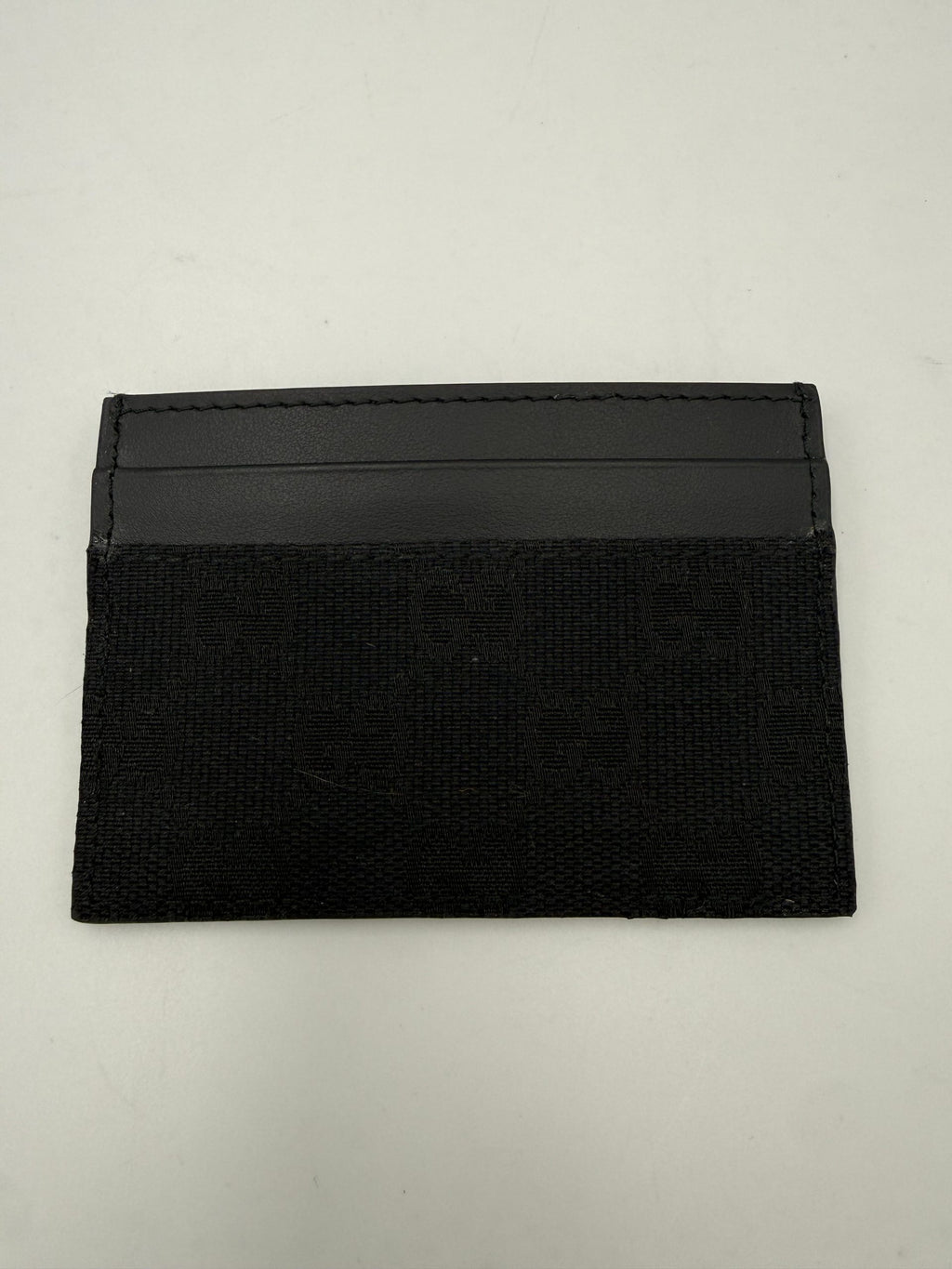 GUCCI GG Canvas Black Cardholder