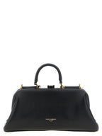 Black Lamb Leather Handbag