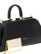 Black Lamb Leather Handbag