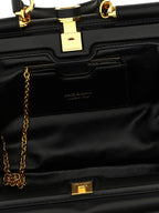 Black Lamb Leather Handbag