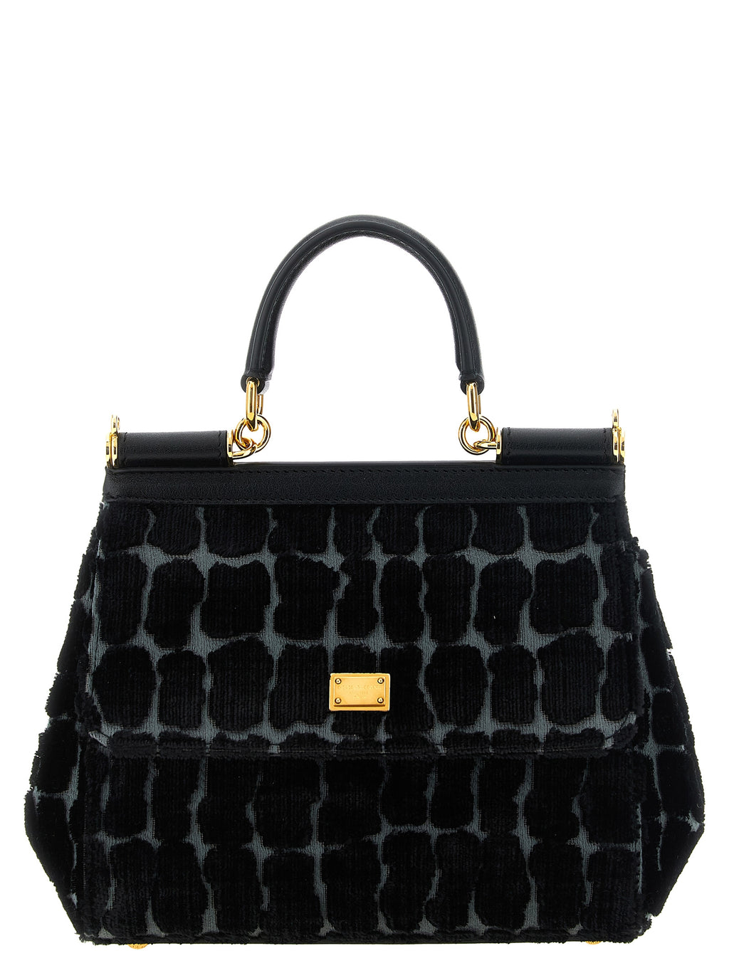 Black Cotton Handbag