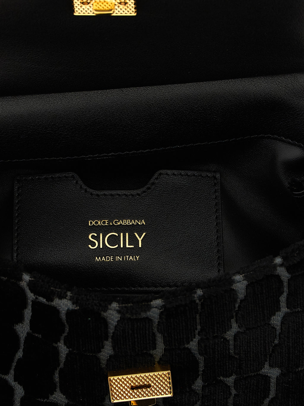 Black Cotton Handbag