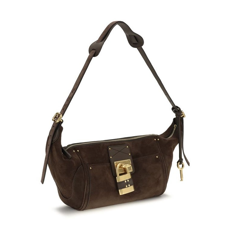 Brown Calf Leather Bos Taurus Shoulder Bag