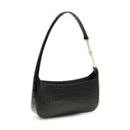 Black Calf Leather Bos Taurus Shoulder Bag