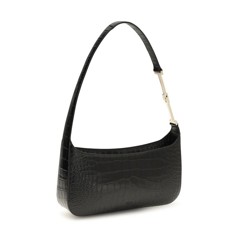 Black Calf Leather Bos Taurus Shoulder Bag