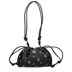 Black Leather Shoulder Bag