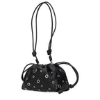 Black Leather Shoulder Bag