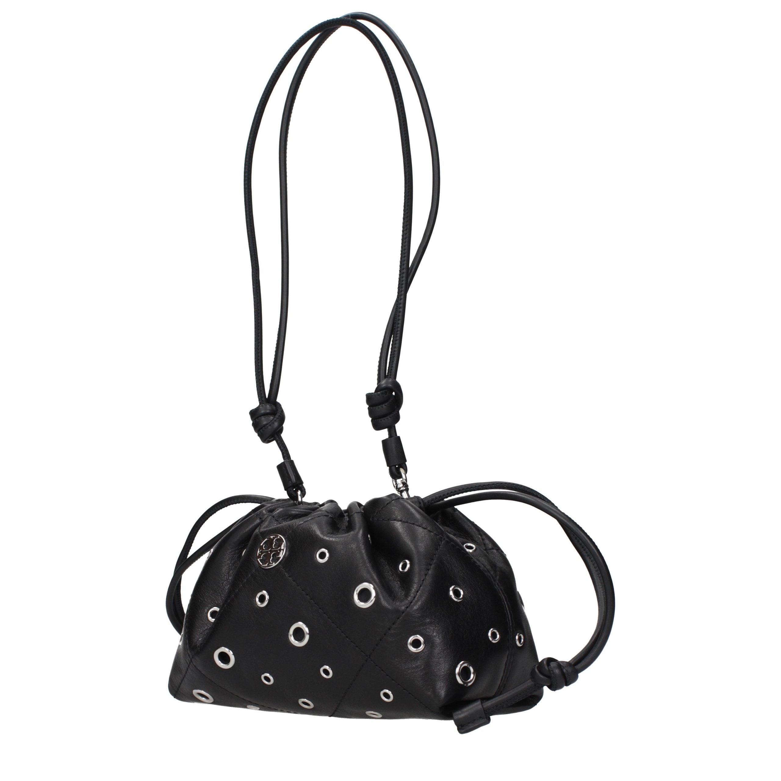 Black Leather Shoulder Bag