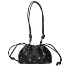 Black Leather Shoulder Bag