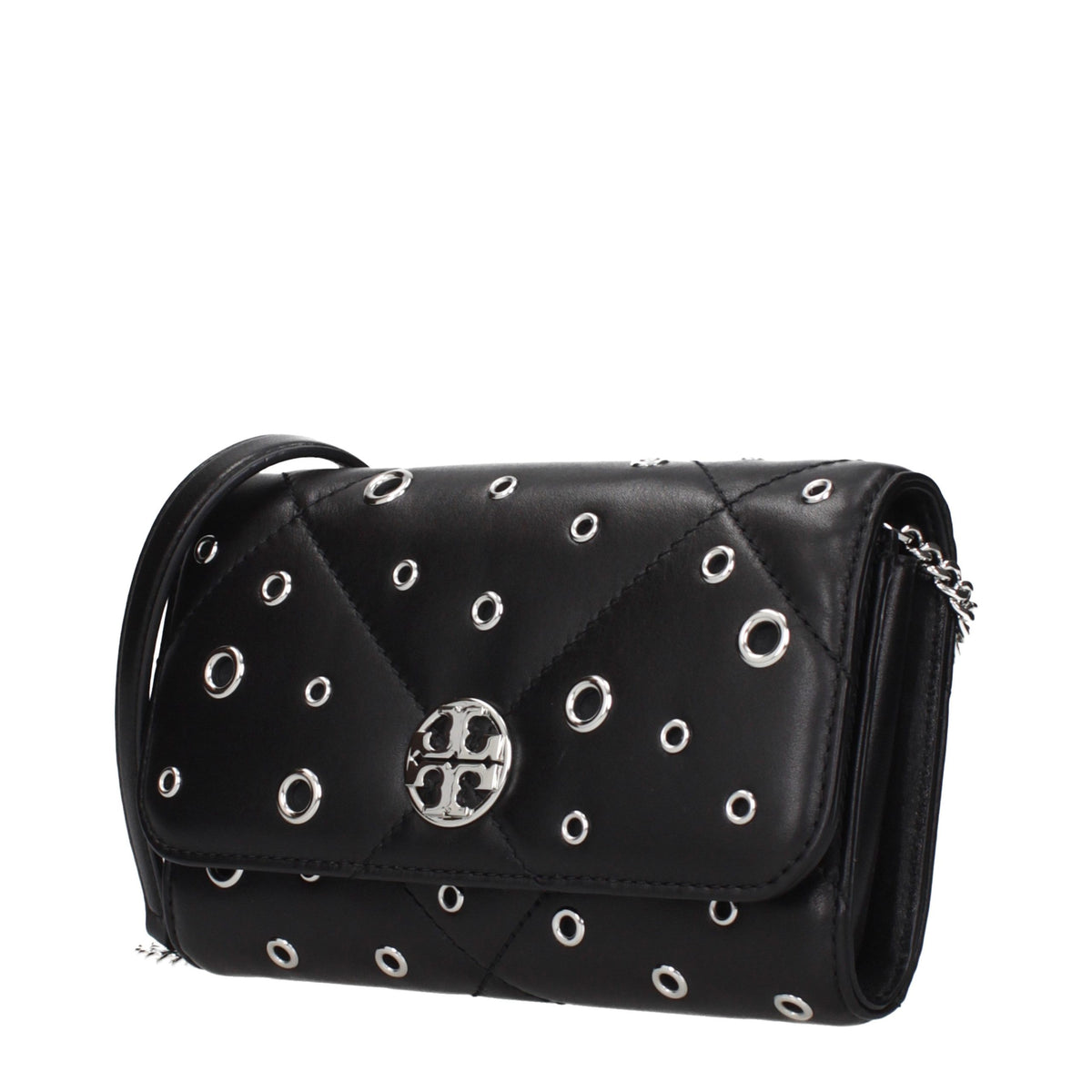 Black Leather Clutch Bag