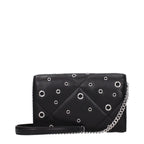 Black Leather Clutch Bag