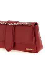 Red Lamb Leather Shoulder Bag