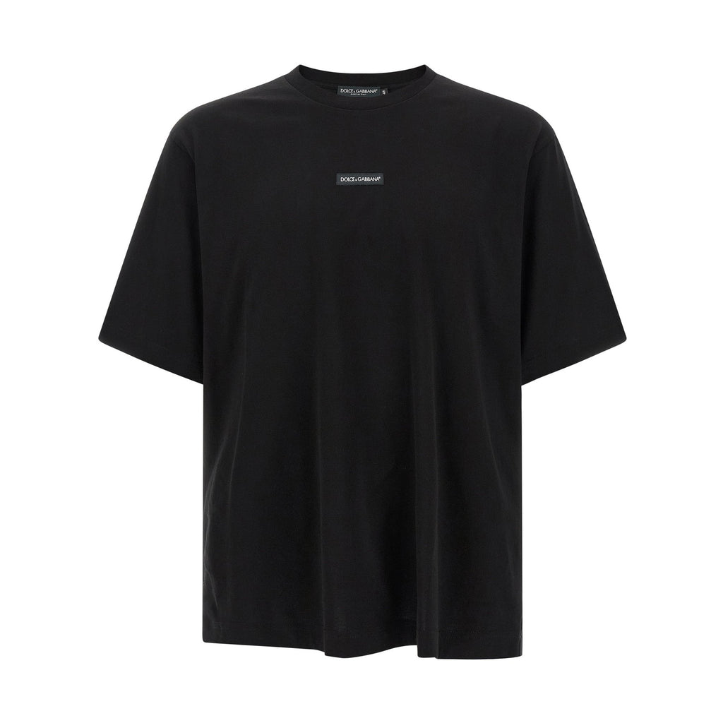 Black Cotton T-Shirt