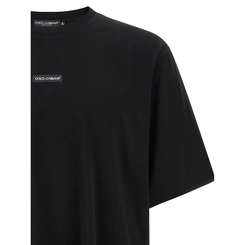 Black Cotton T-Shirt
