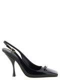 Black Calfskin High Heel Pumps