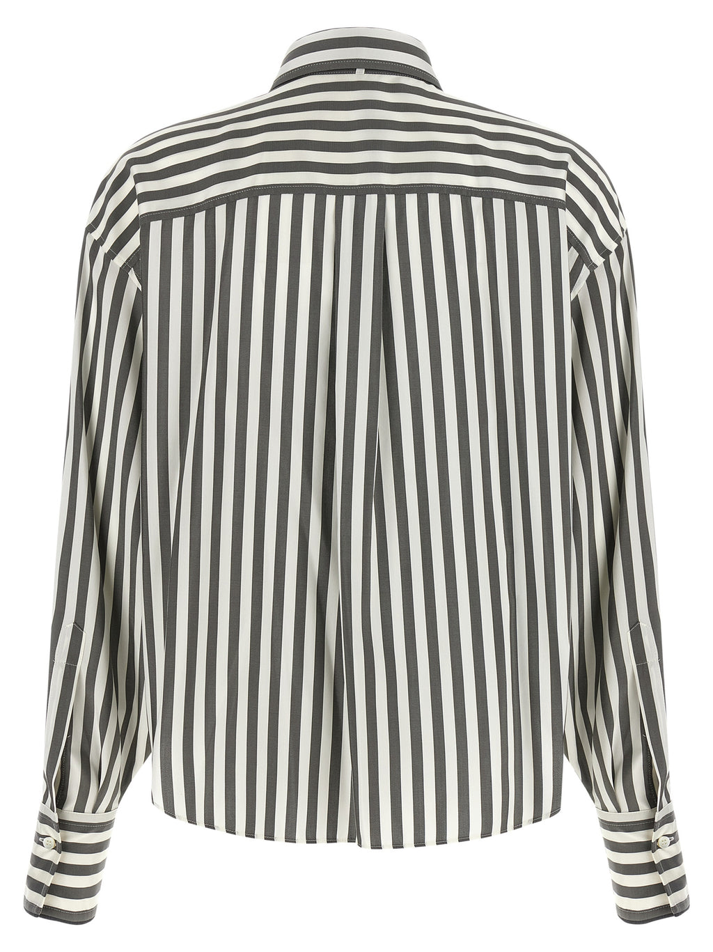 Bicolor Silk Blouse