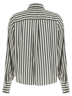 Bicolor Silk Blouse