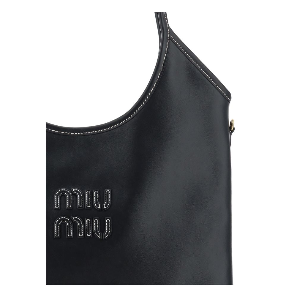 Black Calf Leather Bos Taurus Shoulder Bag
