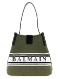 Bicolor Cotton Handbag