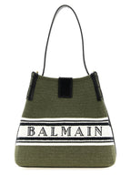 Bicolor Cotton Handbag