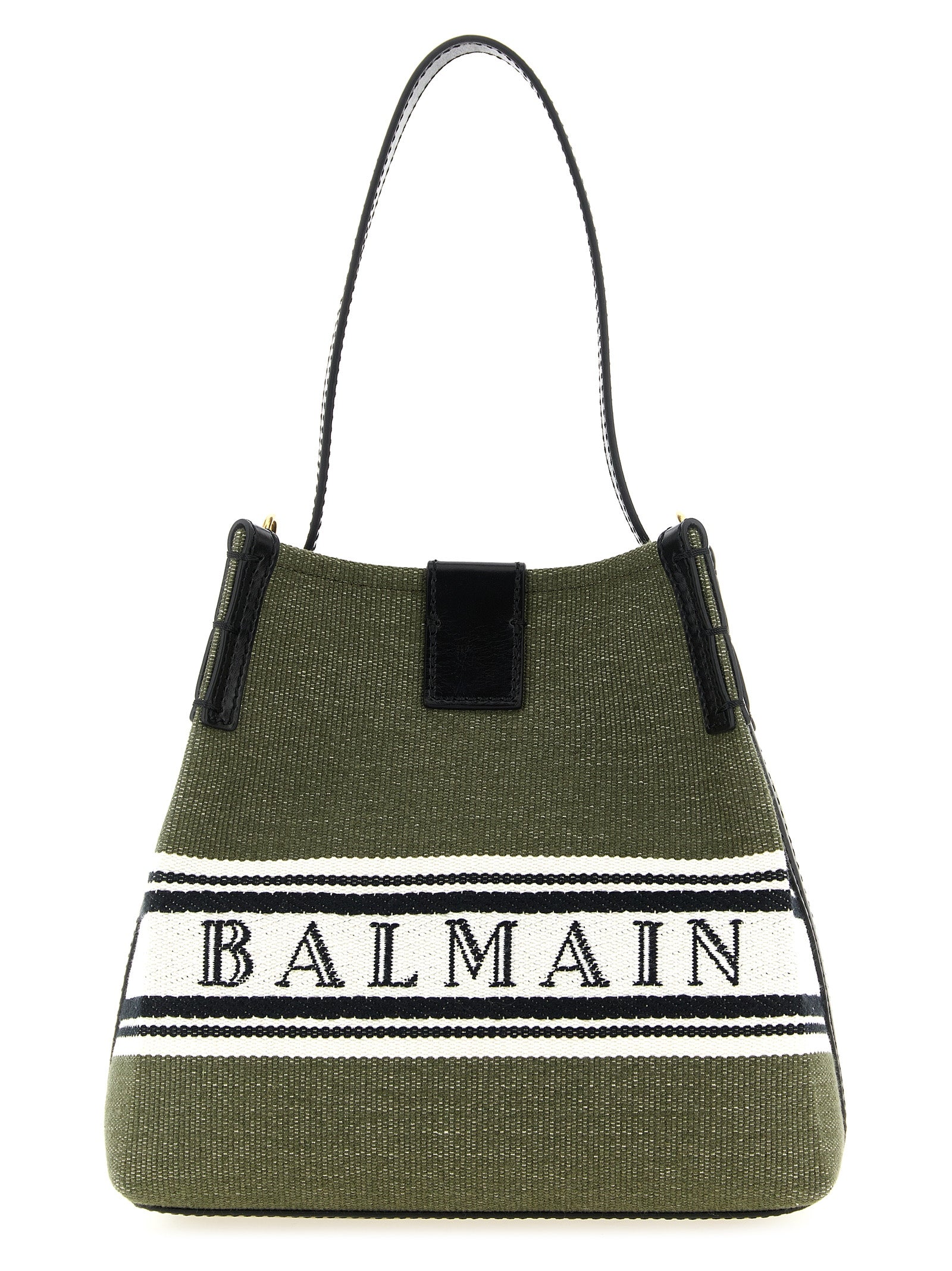 Bicolor Cotton Handbag