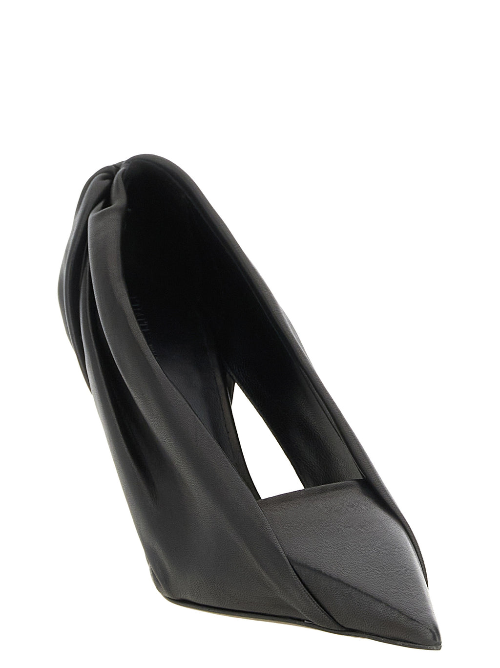Black Calfskin High Heel Pumps