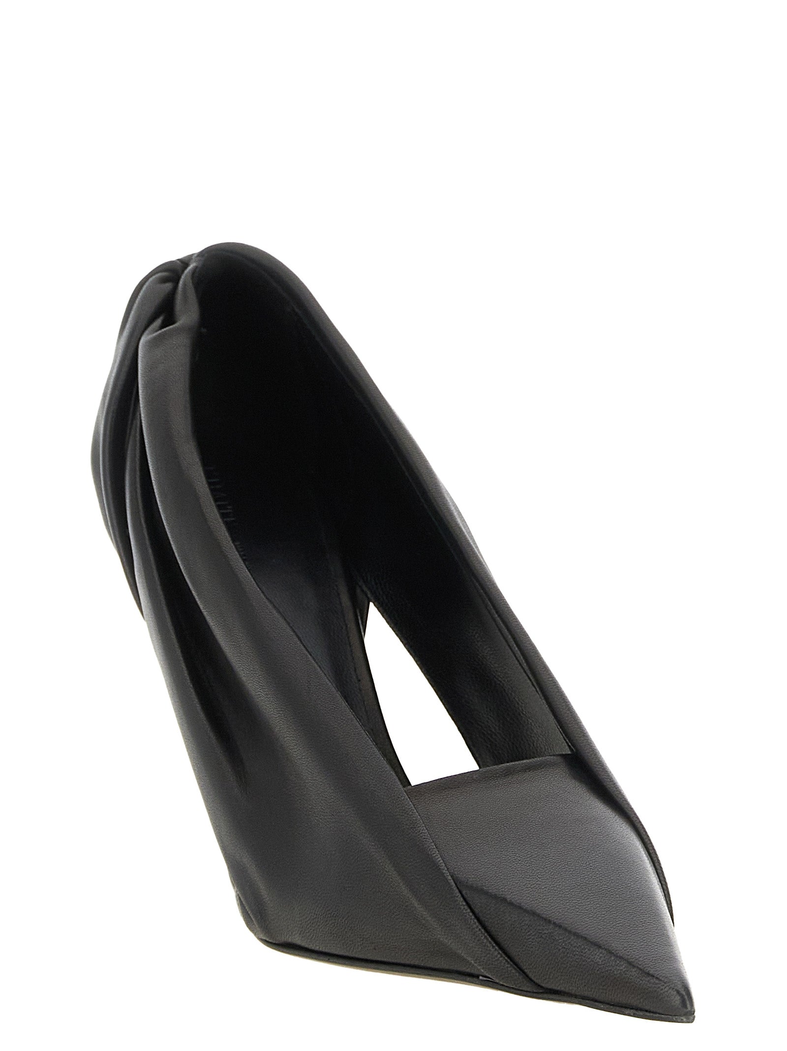 Black Calfskin High Heel Pumps