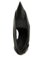 Black Calfskin High Heel Pumps