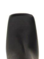 Black Calfskin Over The Knee