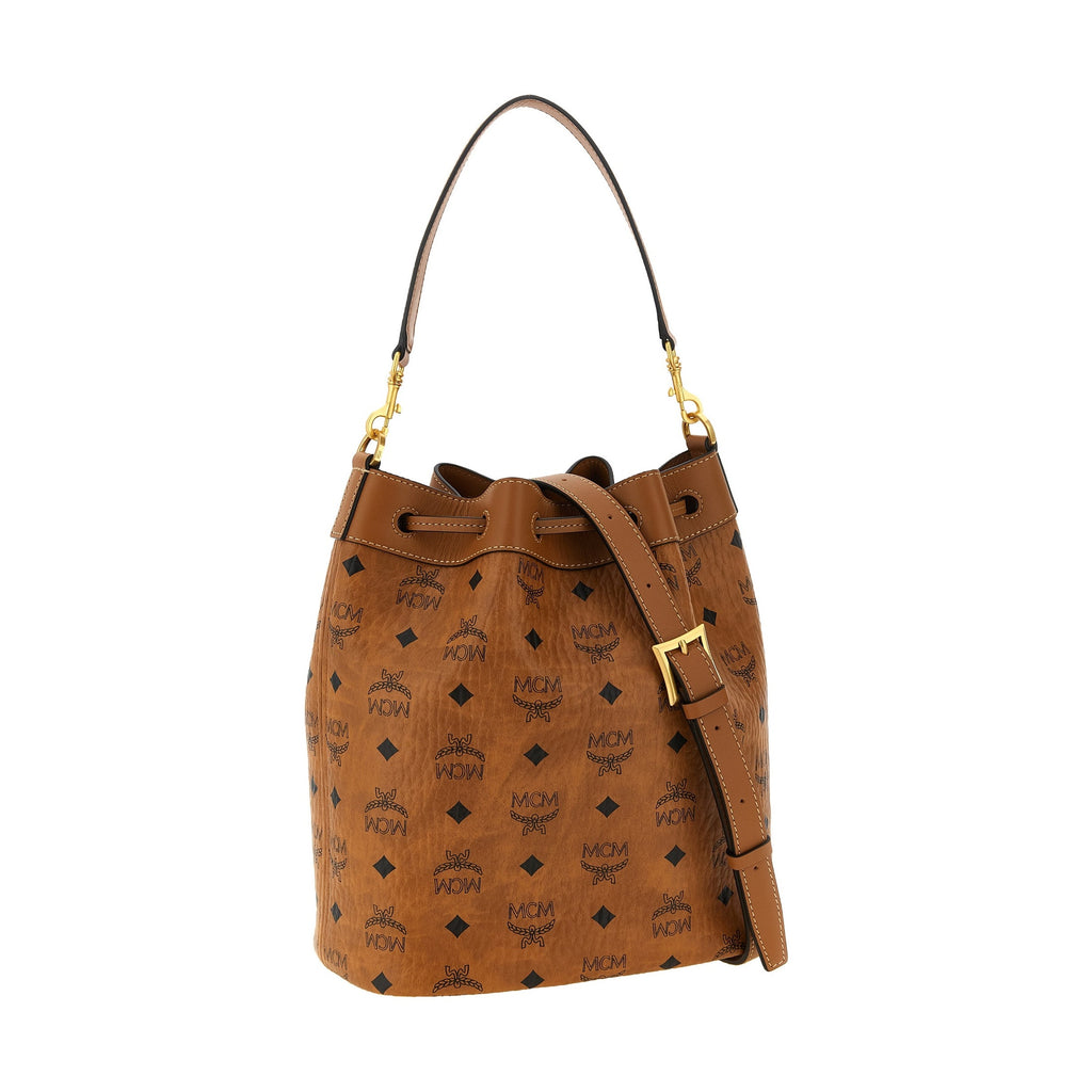Brown Polyethylene Shoulder Bag