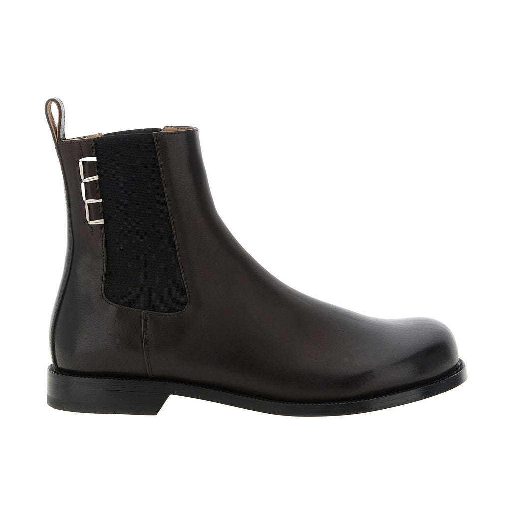 Brown Calfskin Chelsea Boots