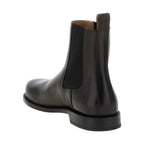 Brown Calfskin Chelsea Boots
