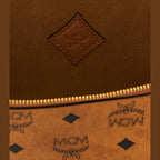 Brown Polyethylene Crossbody Bag