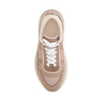 Beige Synthetic Athletic Sneakers
