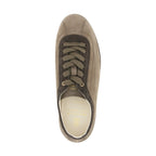 Gray Calfskin Low Top Sneakers