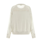 White Cotton Sweatshirt