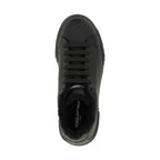 Black Calfskin Low Top Sneakers