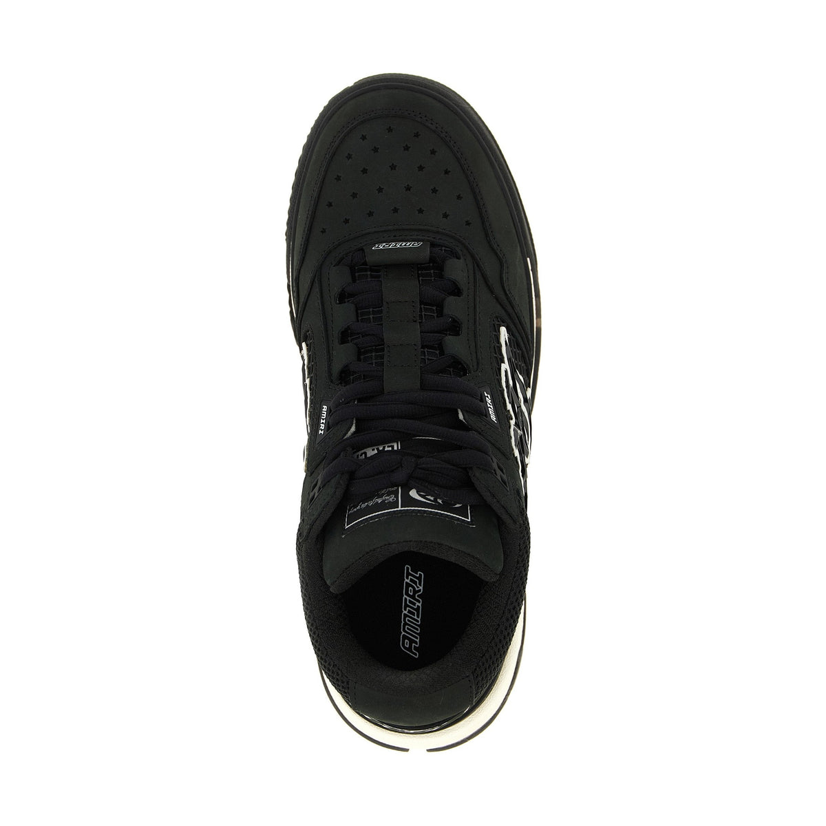 Bicolor Calfskin Athletic Sneakers