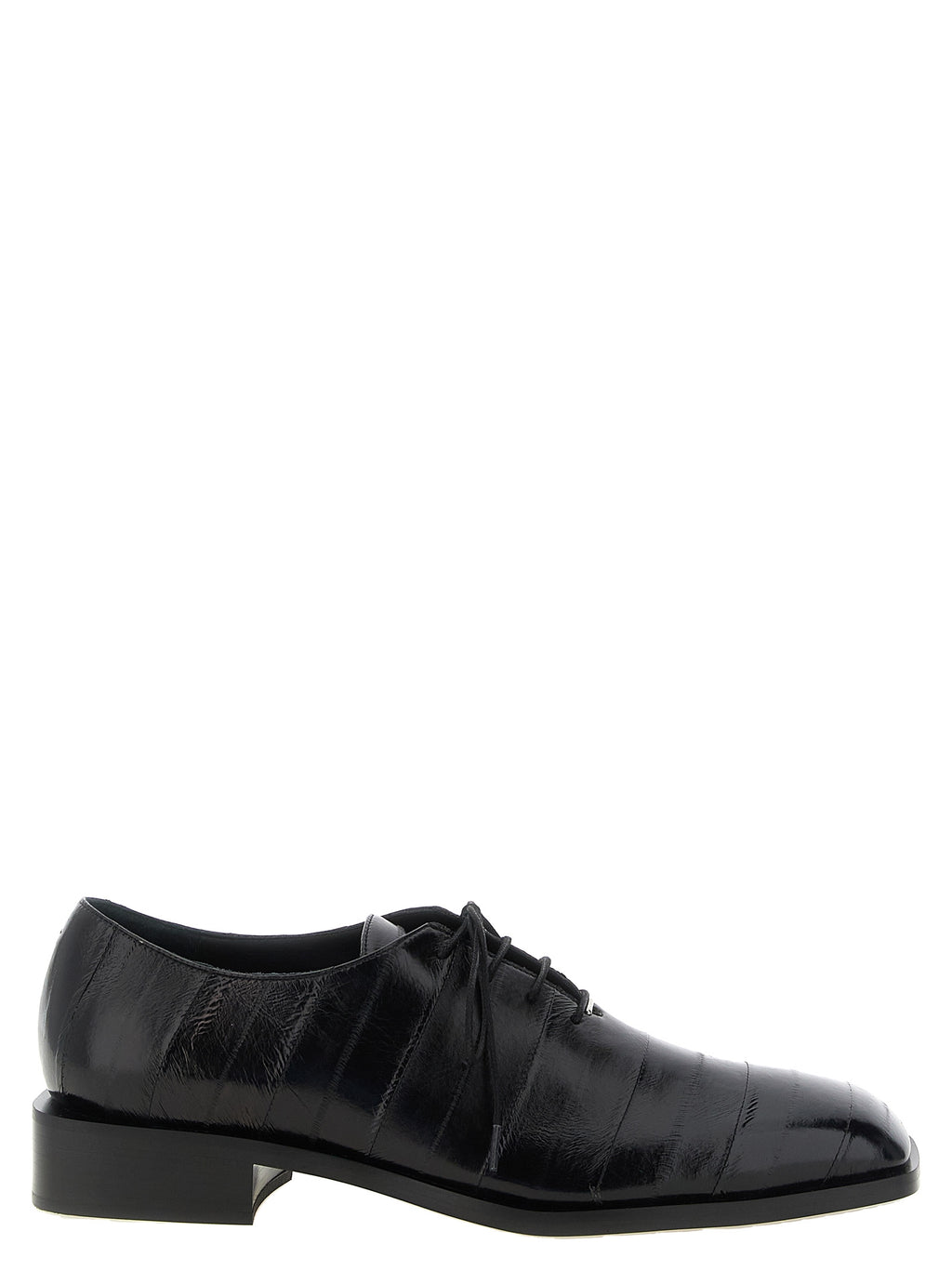 Black Leather Oxfords And Derbies