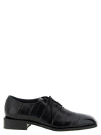 Black Leather Oxfords And Derbies